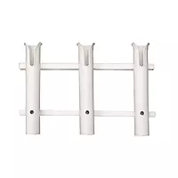 TACO Metals 3-Rod Deluxe Rod Rack,White