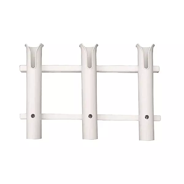 TACO Metals 3-Rod Deluxe Rod Rack,White