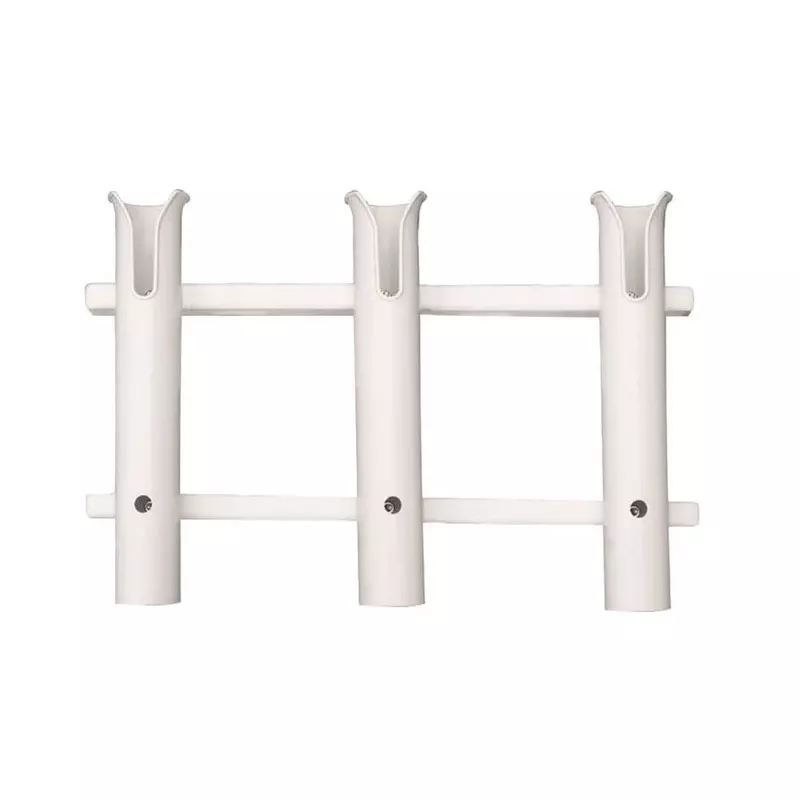 TACO Metals 3-Rod Deluxe Rod Rack,White