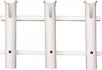 TACO Metals 3-Rod Deluxe Rod Rack,White