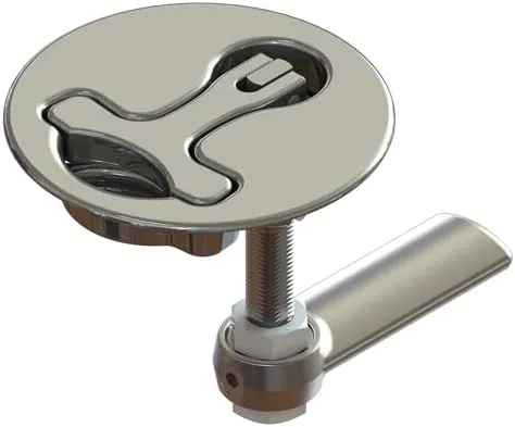 TACO Latch-tite Lifting Handle - 3" Round - Stainless Steel