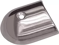 TACO Polished Stainless Steel 2-19/64'' Rub Rail End Cap