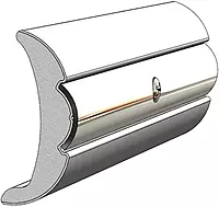 TACO Marine V21-9906WHC60D-1 Rigid Flex Core Rub Rail - 60' 2" x 7/8", Frosty White