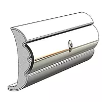 TACO Marine V21-9959WHC60D-1 Rigid Flex Core Rub Rail - 60' x 1.58" x 0.634", Frosty White