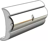 TACO Marine V21-9959WHC60D-1 Rigid Flex Core Rub Rail - 60' x 1.58" x 0.634", Frosty White