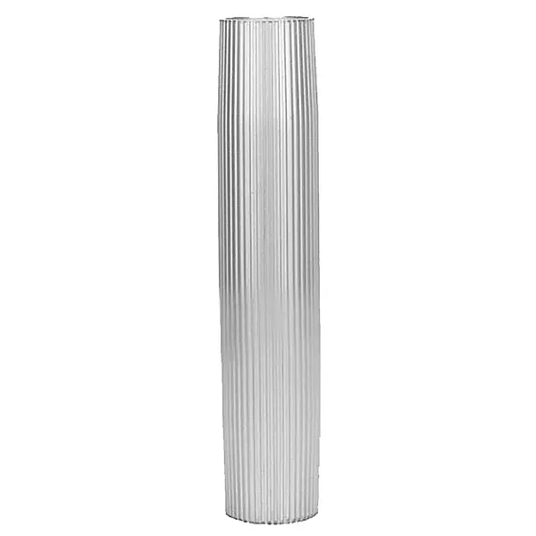 Taco Aluminum Ribbed Table Pedestal - 2-3/8" O.D. - 30-3/4" Length