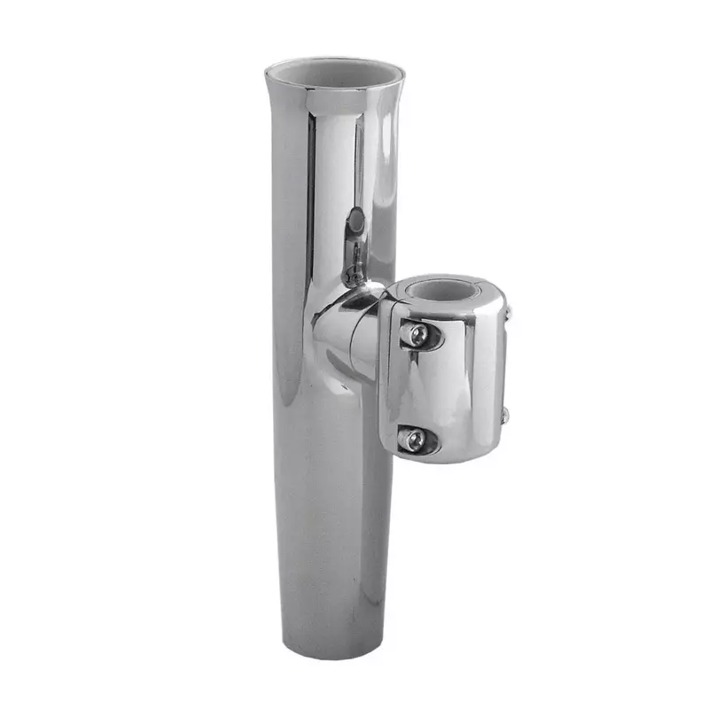 TACO Stainless Steel Clamp-On Adjustable Rod Holder - Fits 7/8" & 1" O.D. Tubing