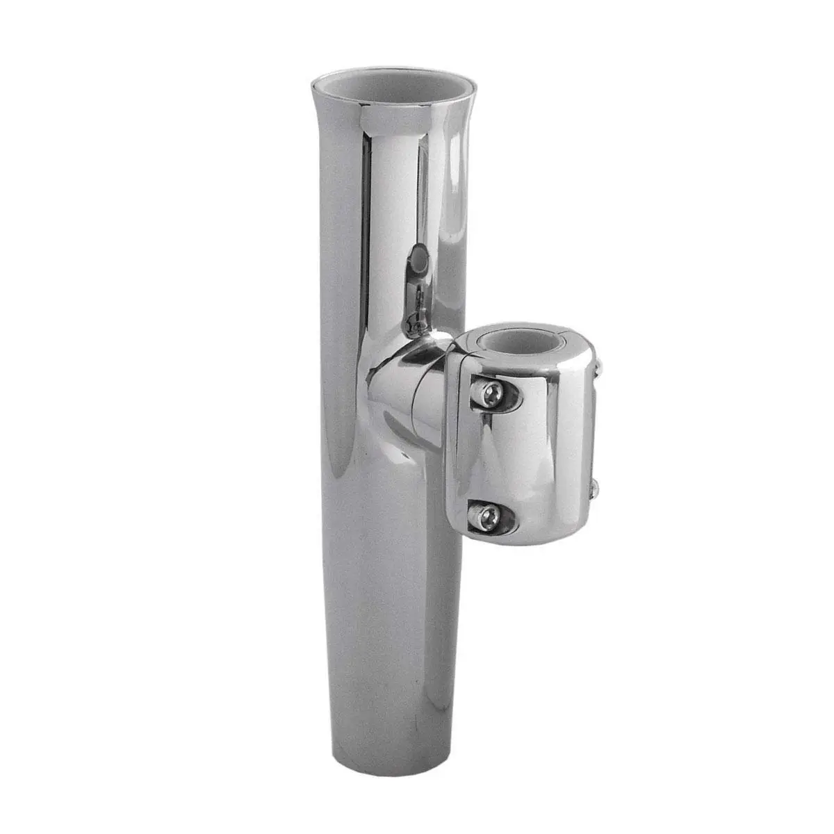 TACO Stainless Steel Clamp-On Adjustable Rod Holder - Fits 7/8" & 1" O.D. Tubing