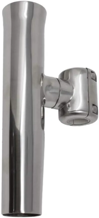 TACO Stainless Steel Clamp-On Adjustable Rod Holder - Fits 7/8" & 1" O.D. Tubing