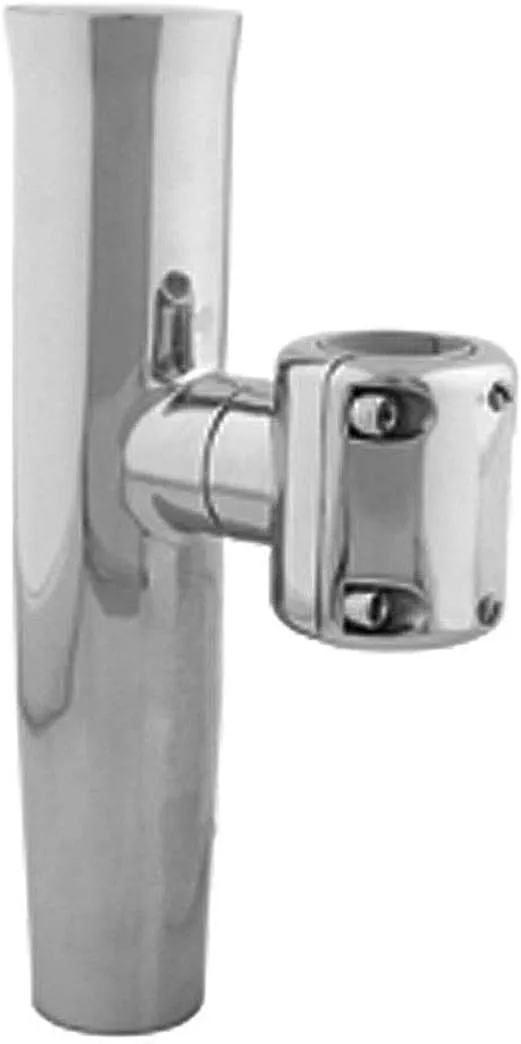TACO Stainless Steel Clamp-On Adjustable Rod Holder - 1-1/16" & 1-5/16" O.D. (Pipe), 1-1/4" O.D. (Tube)