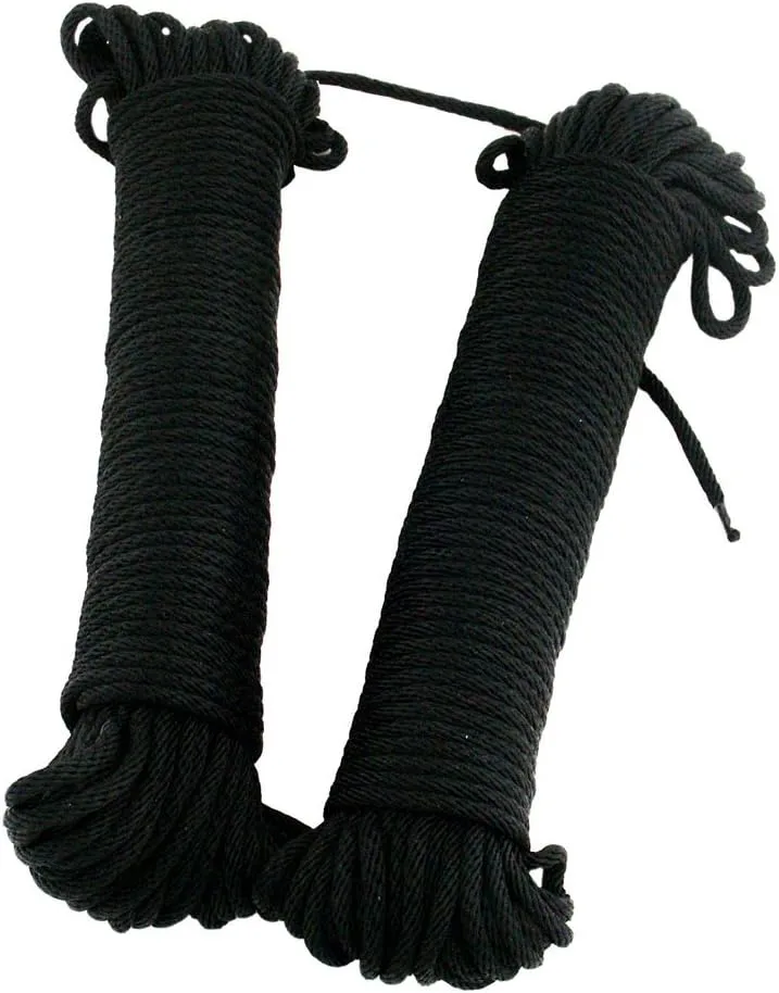 TACO Marine COK-0008B-1 Dacron Line - 1/8" x 100', Black