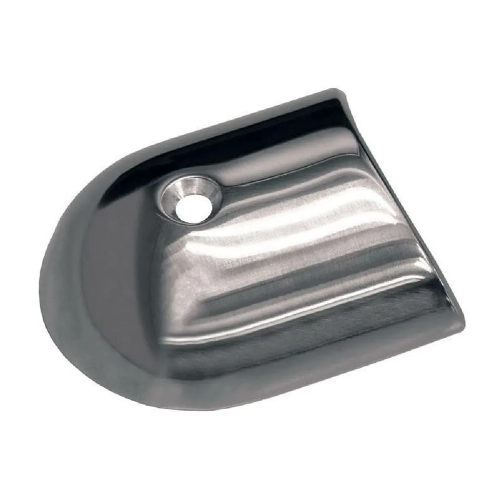 TACO Marine F16-0039 Stainless Steel Rub Rail End Cap - 1-7/8" W x 25/32" H x 2-19/64" L