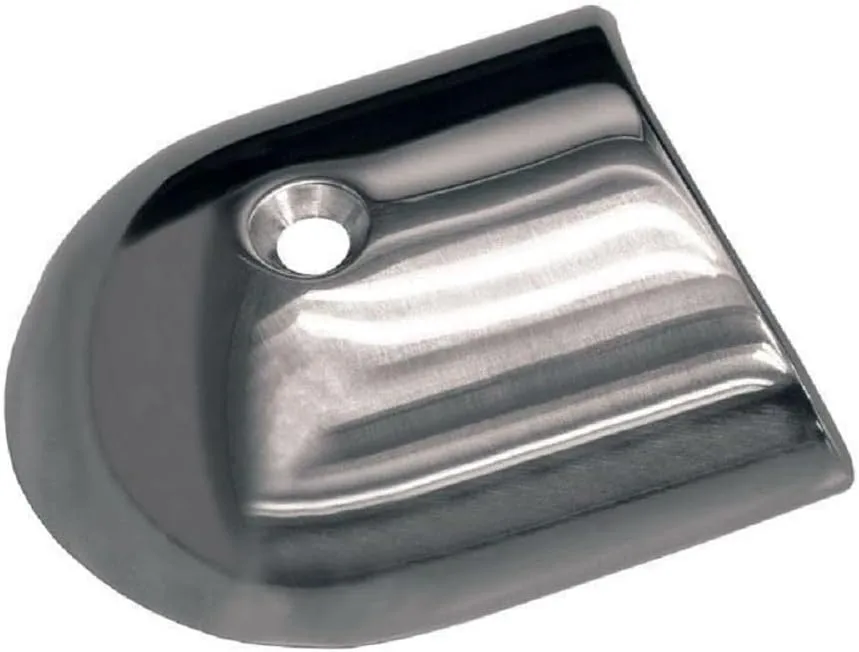 TACO Marine F16-0039 Stainless Steel Rub Rail End Cap - 1-7/8" W x 25/32" H x 2-19/64" L