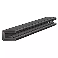 TACO Metals Taco Marine V30-1005B25-1 Flex Trim - 9/16" x 25' with 5/32" Opening, Black, Standard
