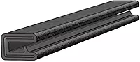 TACO Metals Taco Marine V30-1005B25-1 Flex Trim - 9/16" x 25' with 5/32" Opening, Black, Standard