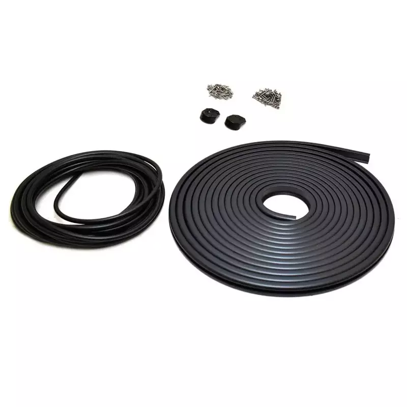 TACO METALS V11-3447BBK50-2 / Taco Flex Vinyl Rub Rail Kit - Black w/Black Insert - 50039;