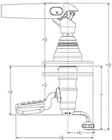TACO Marine GS-500CF20 Grand Slam GS-500 Pro Series Outrigger Kit