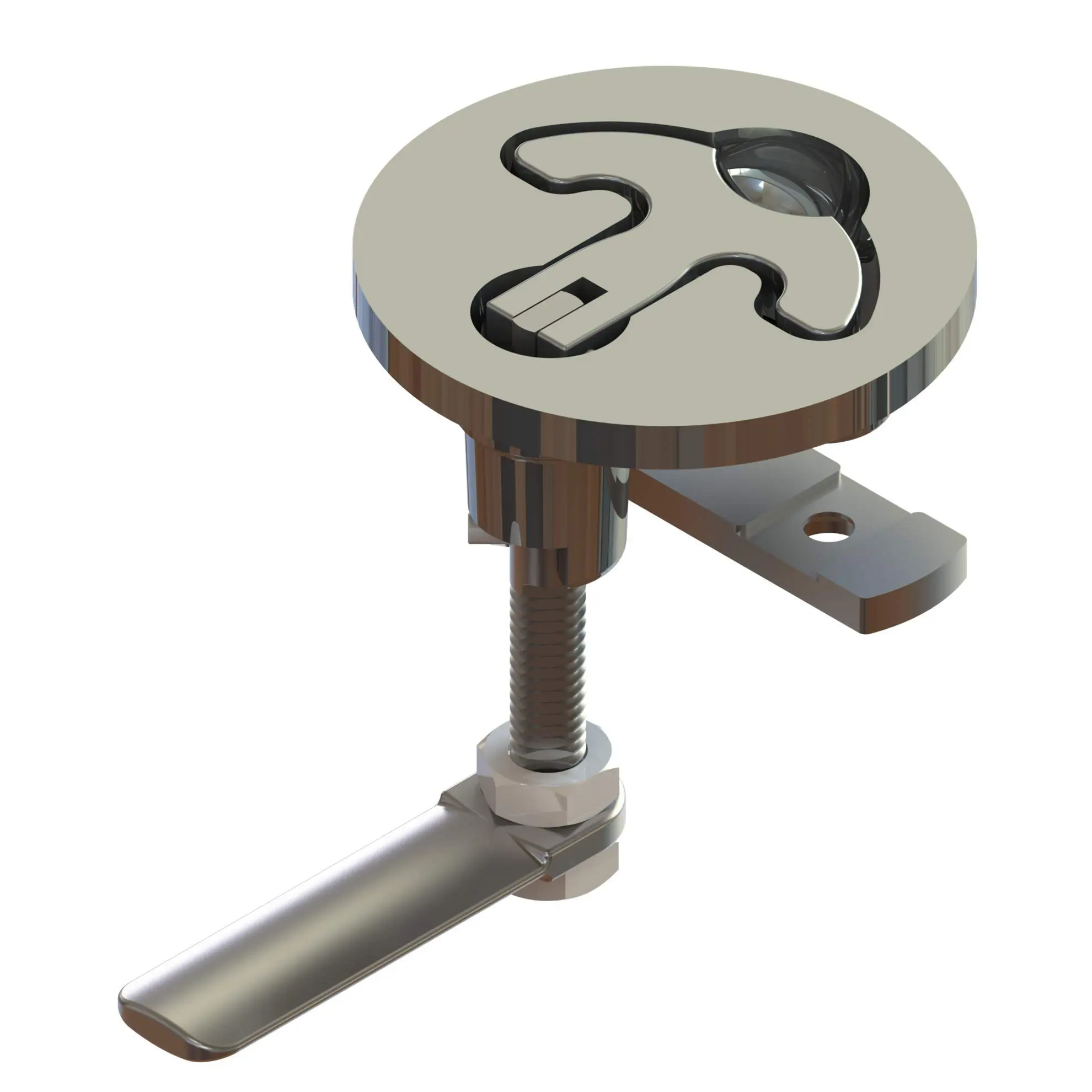 TACO Marine Round Latch-TITE, 2-1/2", Stainless Steel