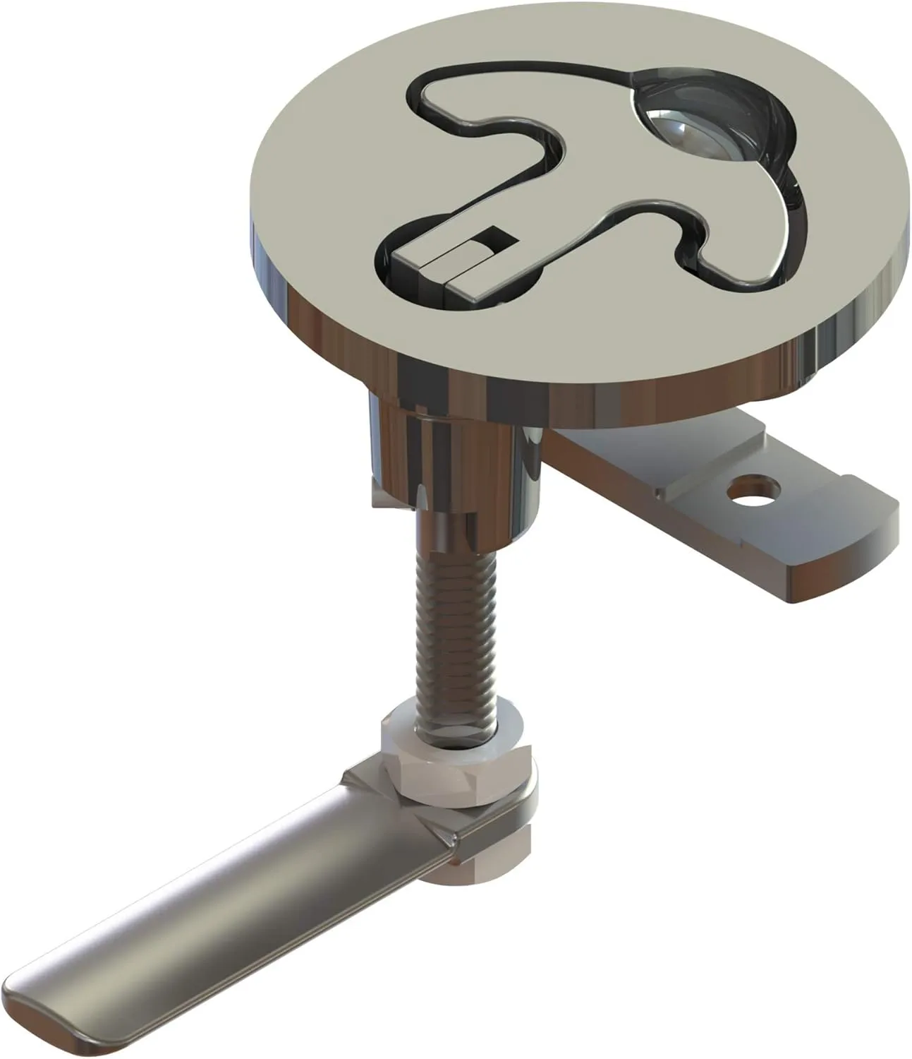TACO Marine Round Latch-TITE, 2-1/2", Stainless Steel