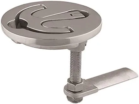 TACO Marine Round Latch-TITE, 2-1/2", Stainless Steel