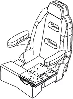 Taco Marine M20-1013A Taco Low Profile Adjustable Seat Slide