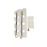 TACO Metals Taco Marine P03-133W 3-Rod Bungee Rod Holder - Pair, White