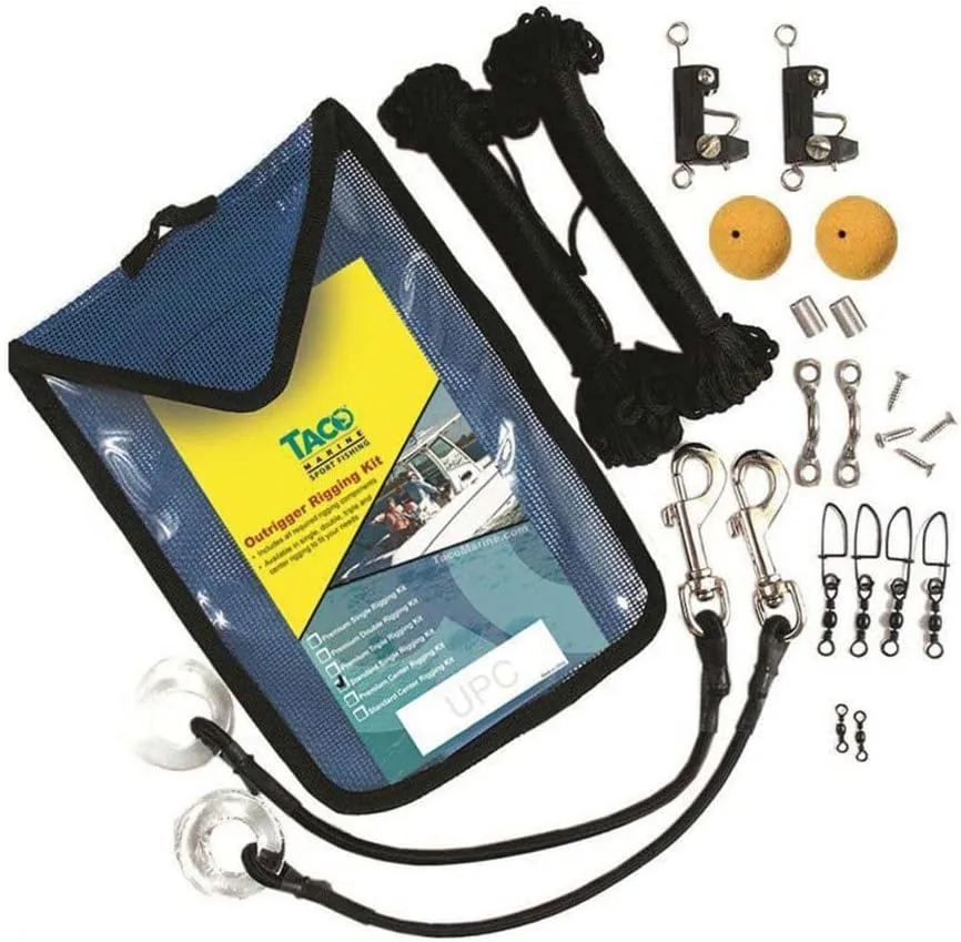 Taco Marine RK-0001SB Standard Rigging Kit,Black