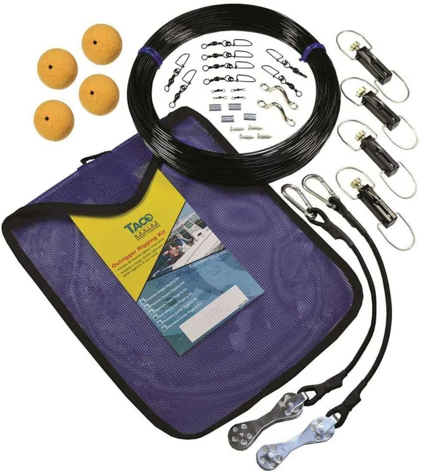 TACO Marine RK-0002MP Premium Double Mono Rigging Kit