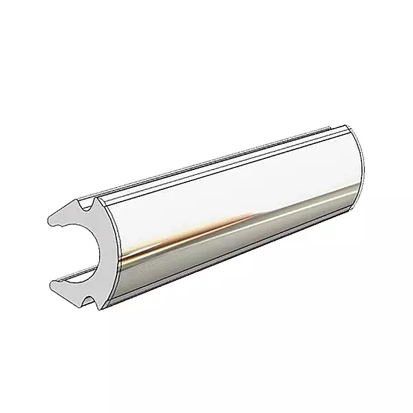 TACO Marine V12-0307CP80 Taco Rub Rail Insert - Flexible Chrome - 80&39;