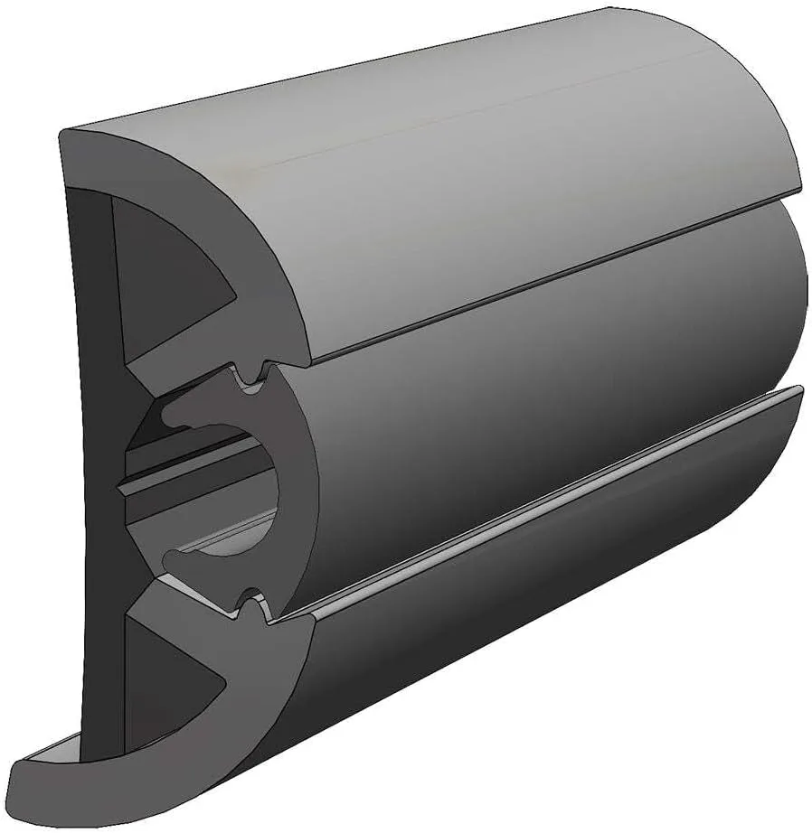 TACO Marine V11-9990GRD80-2 SuproFlex Rub Rail Kit - 80' x 2" x 29/32", Gray