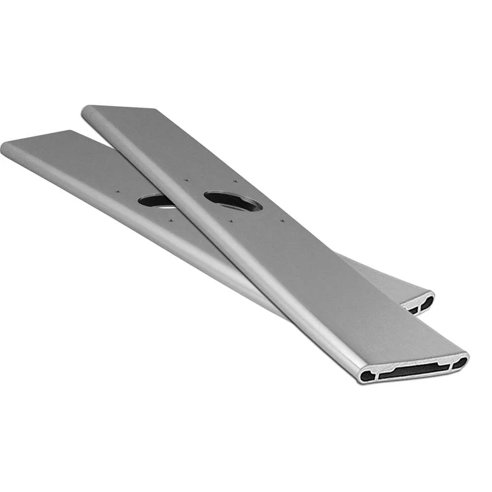 Taco Metals Taco T-Top Extrusion Plate Pre-Drilled for Grand Slams - 20" - Pair