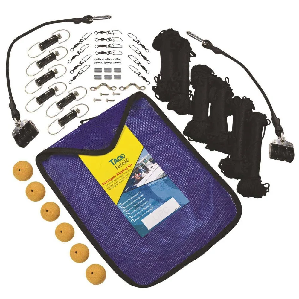 TACO METALS Taco Marine RK-0003PB Premium Triple Braid Rigging Kit