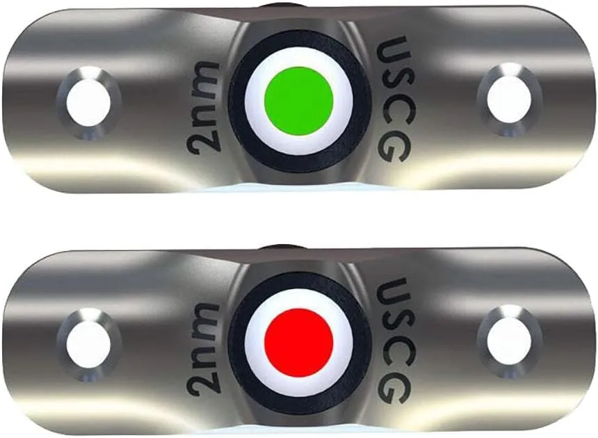 TACO Rub Rail Mounted LED Navigation Light Set - 2-1/2"