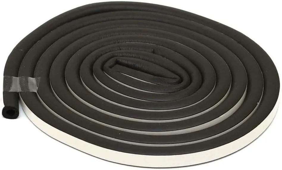 TACO Weather Seal - 10'L x 1/2"W x 1/2"H - Black