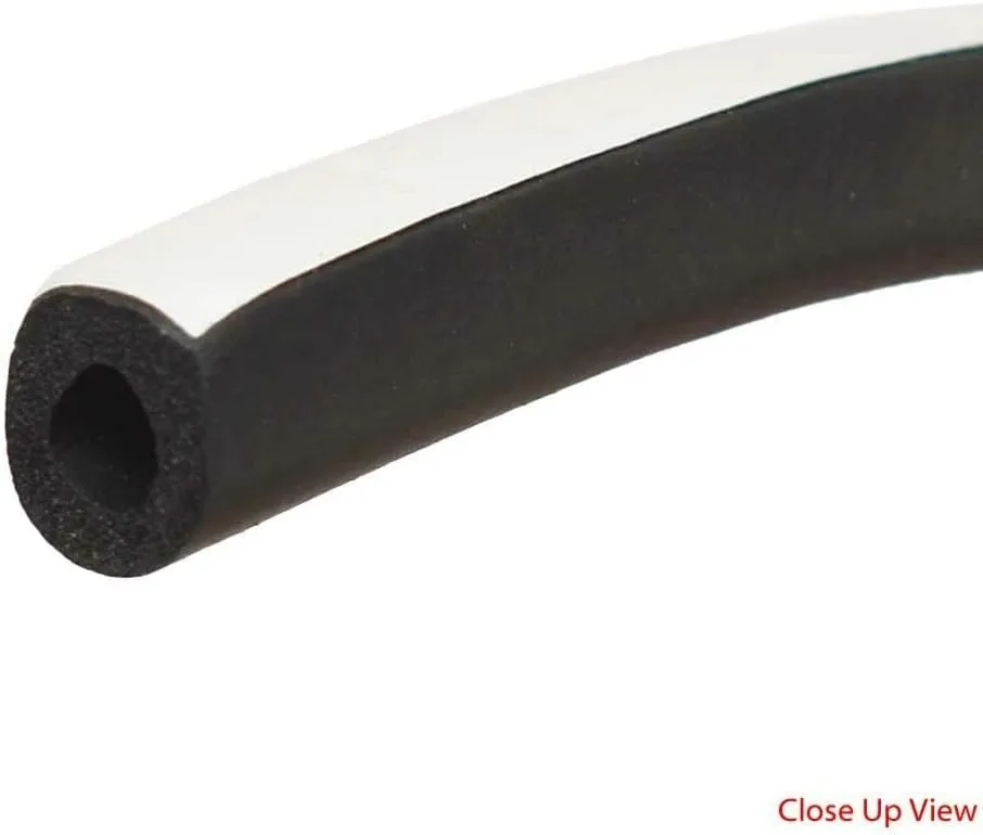 TACO Weather Seal - 10'L x 1/2"W x 1/2"H - Black