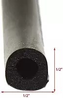 TACO Weather Seal - 10'L x 1/2"W x 1/2"H - Black