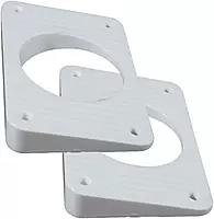 Taco Wedge Plates f/Grand Slam Outriggers - White