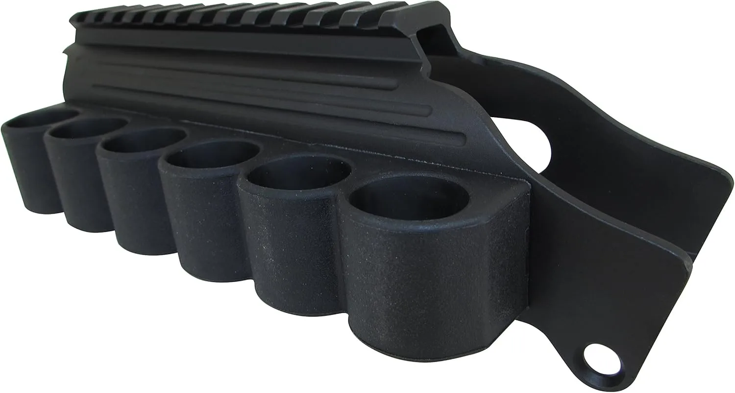 TacStar Industries 1081035 Shotgun Rail Mount,Remington 870,1100 and 11-87, W/Sidesaddle, 6 , Black