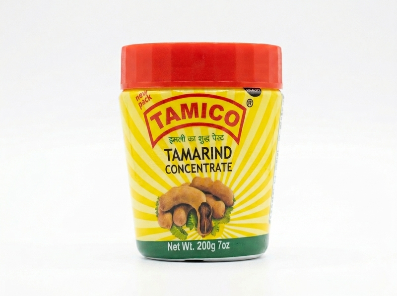 Tamicon Tamarind Concentrate, smooth, dark, and highly concentrated tamarind paste used for cooking