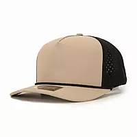 Custom 5 Panel Rope Hat (Leatherette Patch)