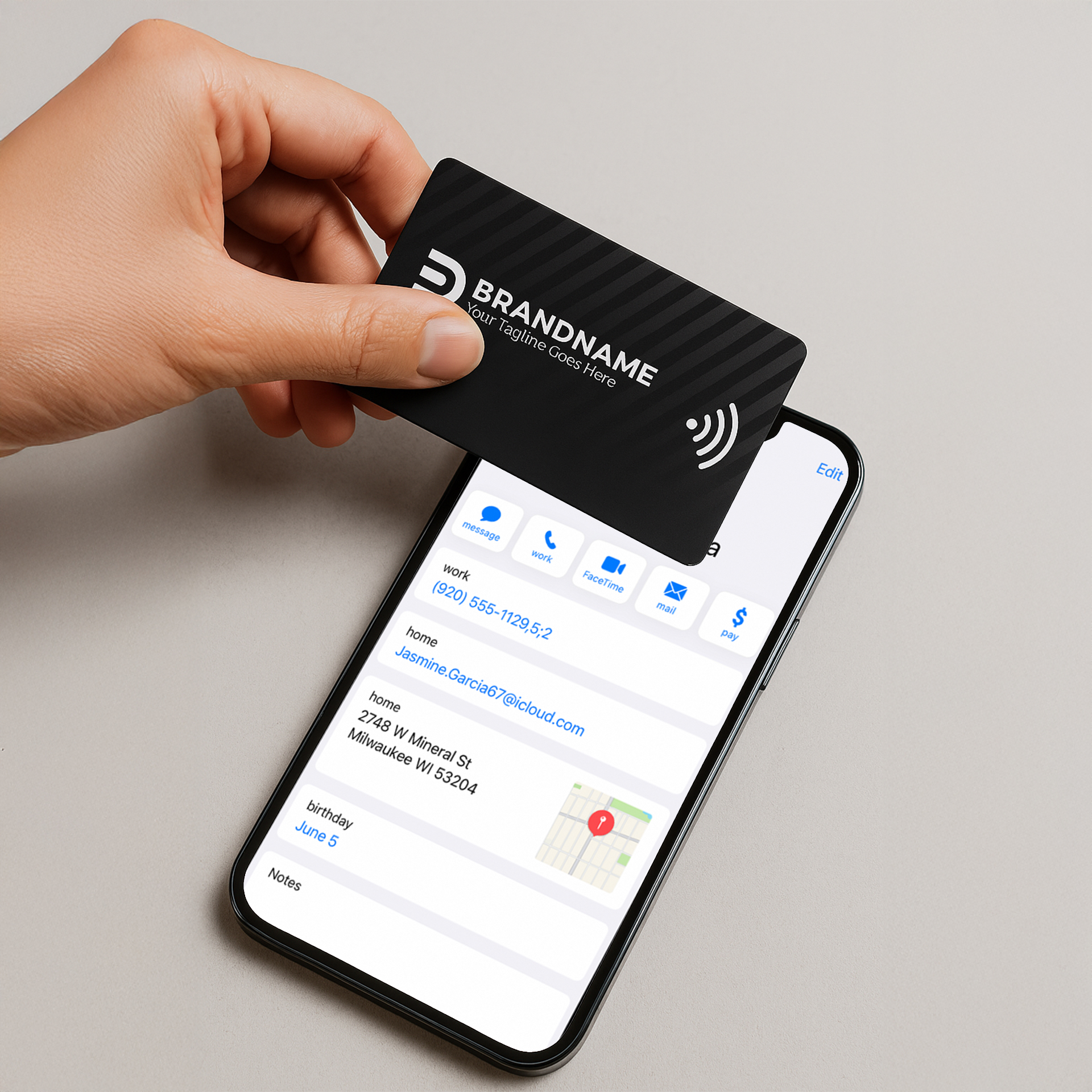 Tap Smart Business Card Tap Smart Business Card