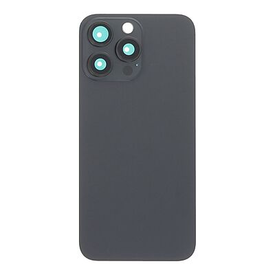Tapa Trasera con Iman MagSafe y Lente de Cámara para iPhone 15 pro max Titanio Negro Tapa Trasera con Iman MagSafe y Lente de Cámara para iPhone 15 pro max Titanio Negro
