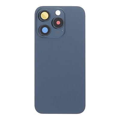 Tapa Trasera con Iman MagSafe y Lente de Cámara para iPhone 15 Pro Titanio Azul Tapa Trasera con Iman MagSafe y Lente de Cámara para iPhone 15 Pro Titanio Azul