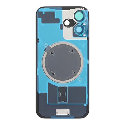 Tapa Trasera con Iman MagSafe y Lente de Cámara para iPhone 16 Negro Tapa Trasera con Iman MagSafe y Lente de Cámara para iPhone 16 Negro