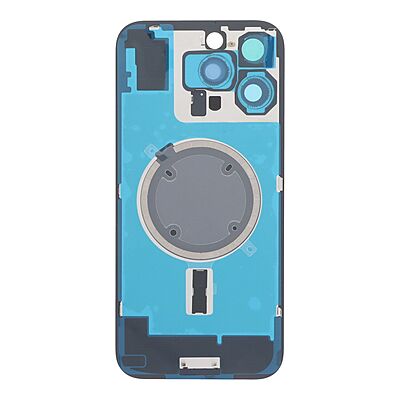 Tapa Trasera con Iman MagSafe y Lente de Cámara para iPhone 16 Pro Max Titanio Natural Tapa Trasera con Iman MagSafe y Lente de Cámara para iPhone 16 Pro Max Titanio Natural