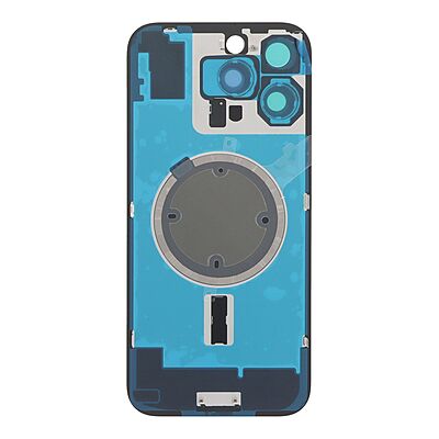 Tapa Trasera con Iman MagSafe y Lente de Cámara para iPhone 16 Pro Max Titanio Negro Tapa Trasera con Iman MagSafe y Lente de Cámara para iPhone 16 Pro Max Titanio Negro