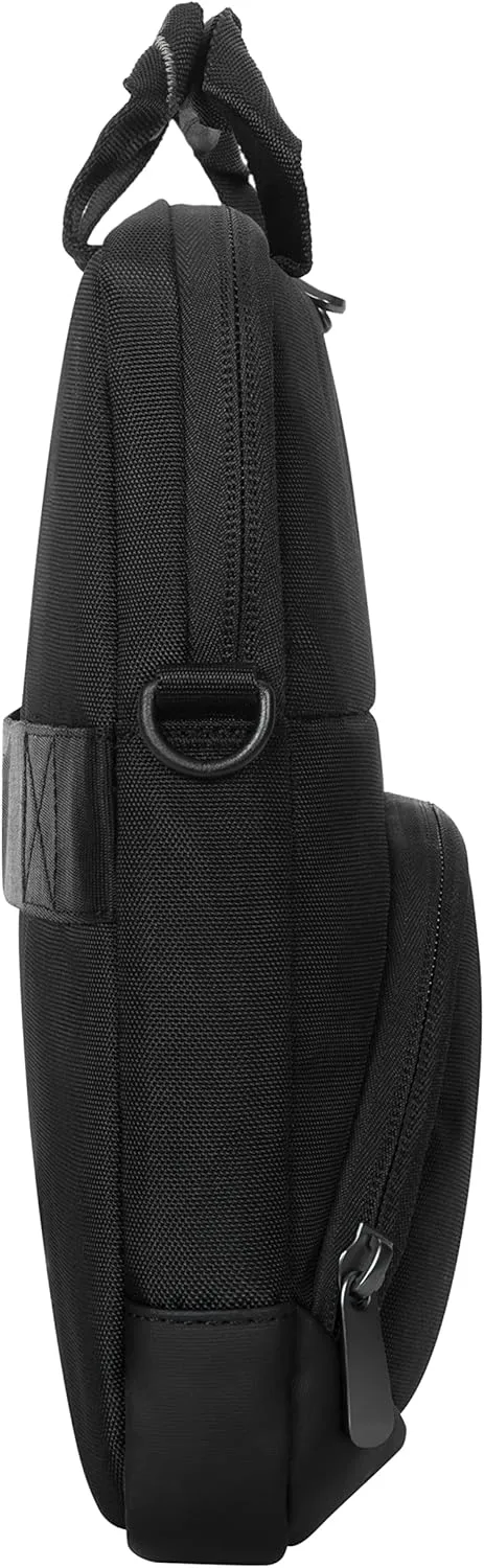 Targus 12-14" Laptop Bag for Business and Travel, Black - Computer Messenger Bag for Men and Women