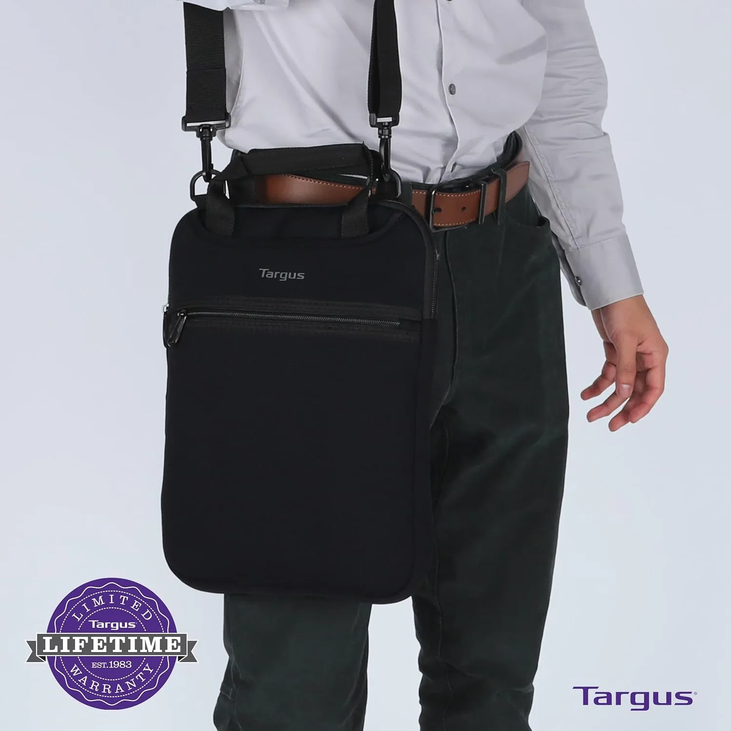 Targus 12” Vertical Slipcase with Hideaway Handles - TSS912 Slipcase 12 inch