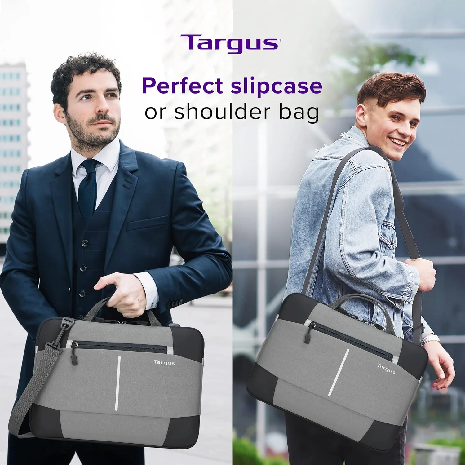 Targus 13.3in Bex II Slipcase Gray Laptop Sleeve TSS92204