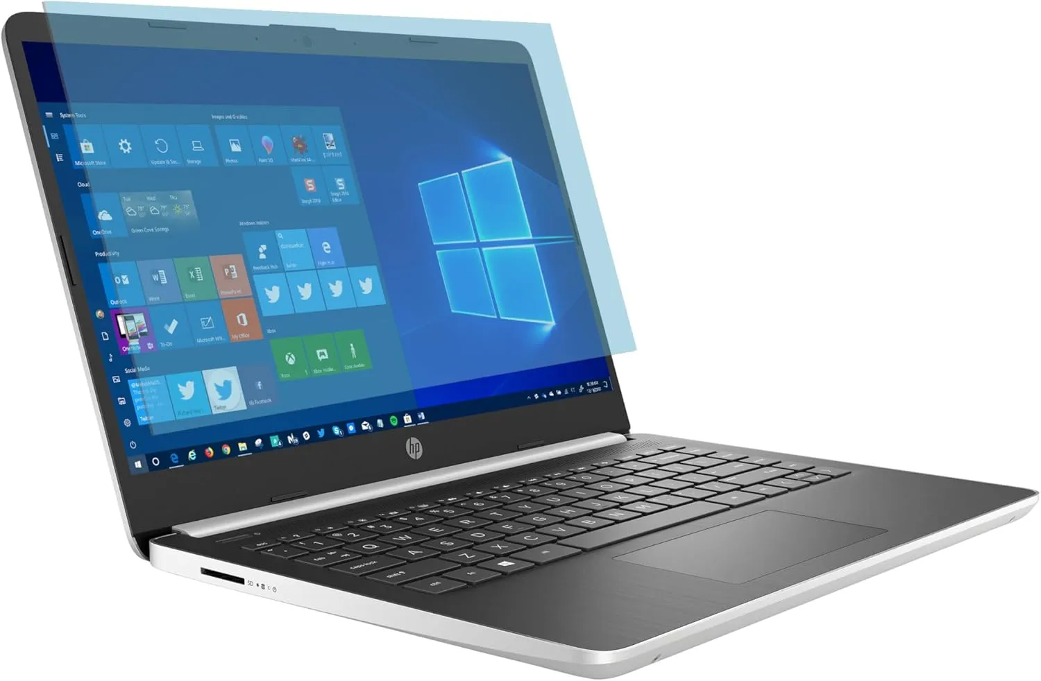 Targus Blue Light Filter Screen Protector for 14" Widescreen (16:9) – Reduces 45% Blue Light, Anti-Glare, Matte Finish, DefenseGuard, Easy Install - ABL14W9GL
